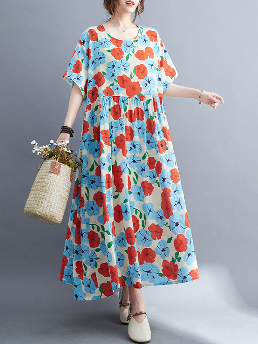 Floral Holiday Casual Dress