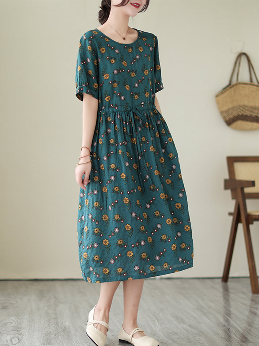 Floral Casual Print Dress