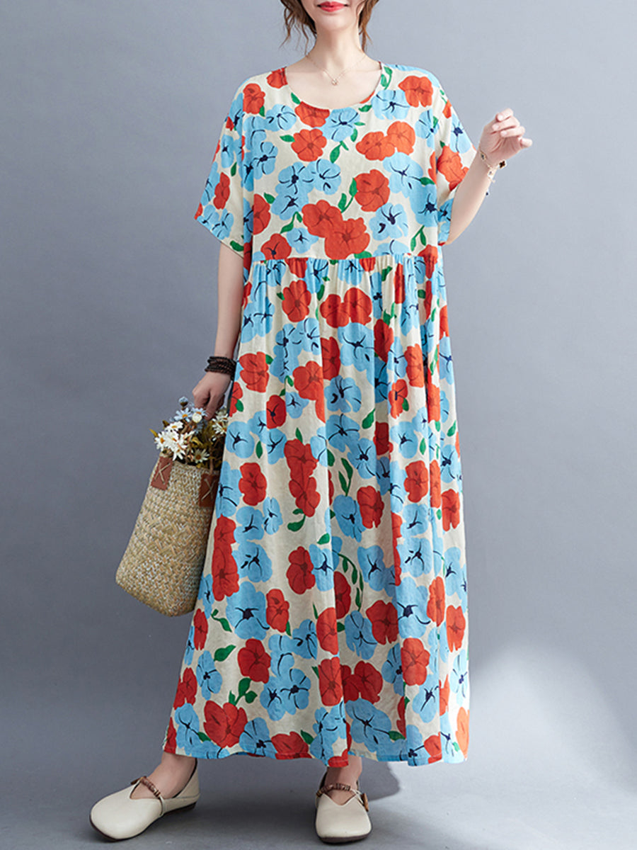 Floral Holiday Casual Dress