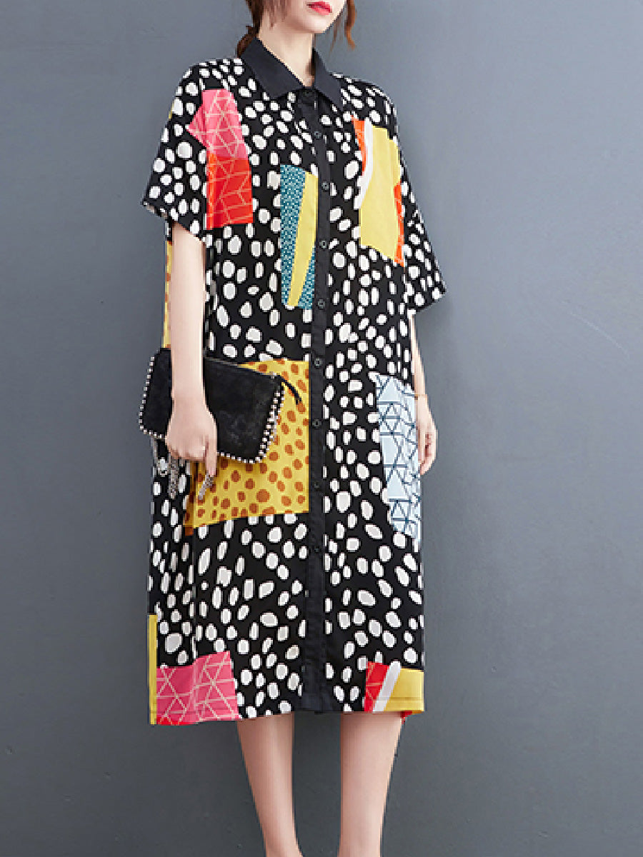 Summer Fashion Print Loose Dress