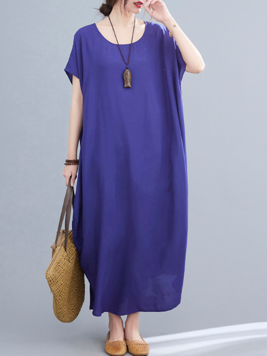 Oversized Solid Color Dress