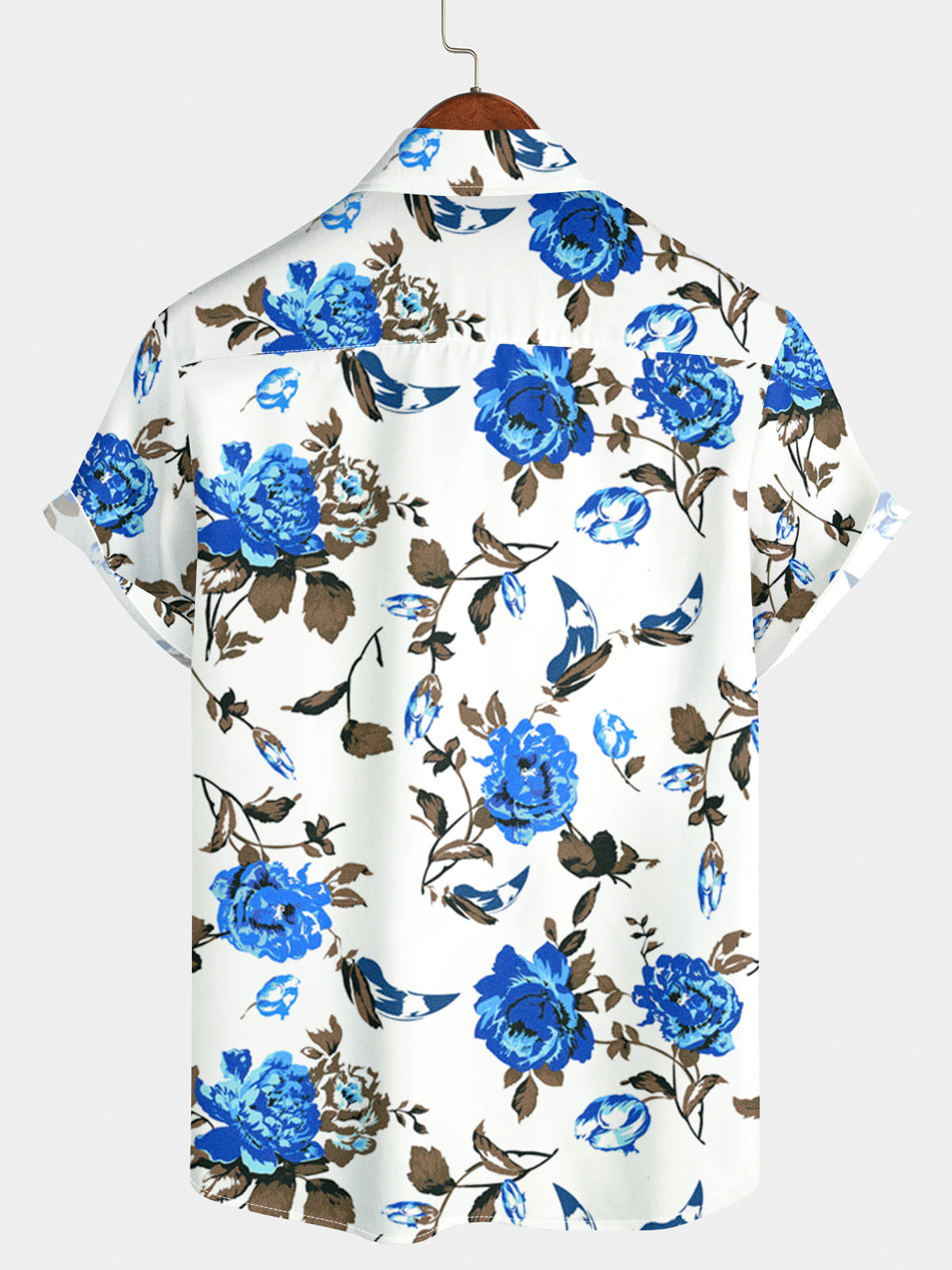 Men's casual Print Short Sleeve Shirt