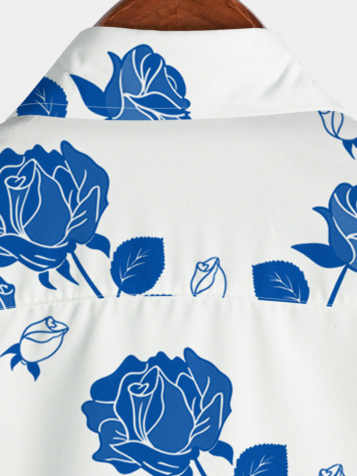 Chemise à manches courtes Blue Rose pour hommes