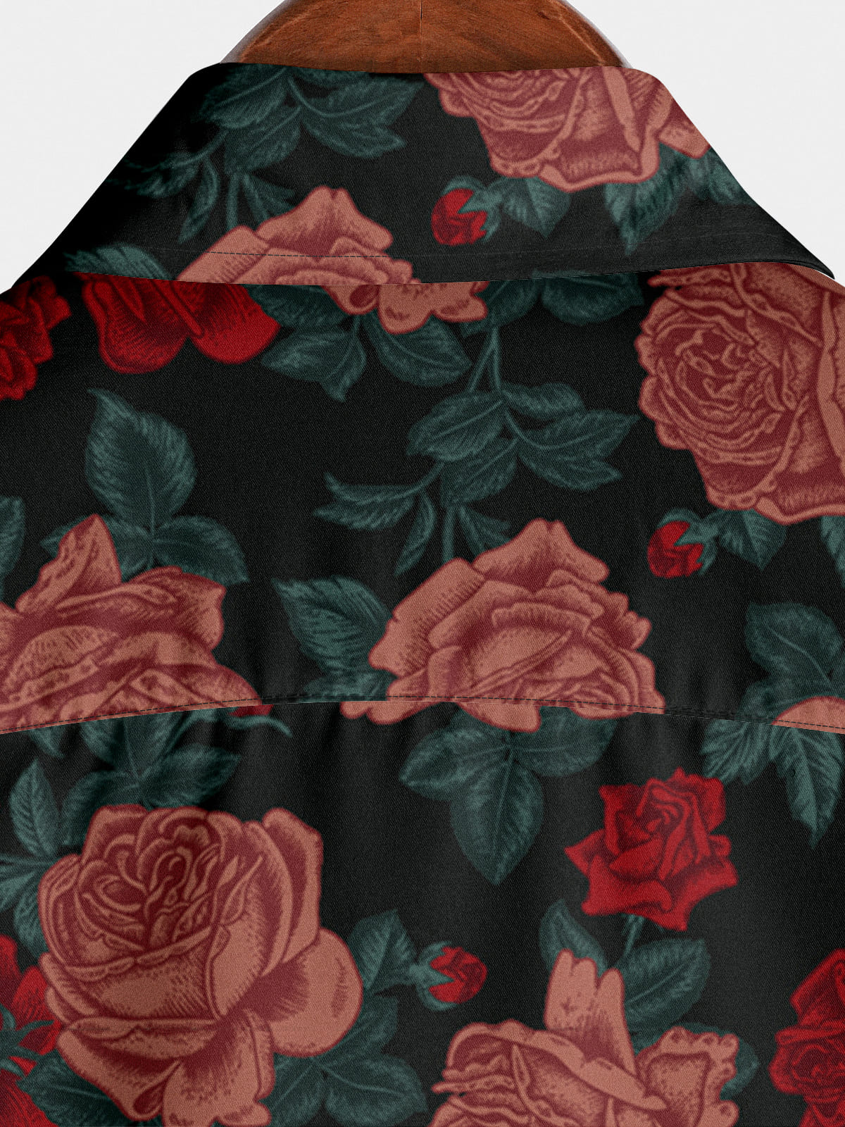 Chemise à manches courtes à fleurs pour hommes