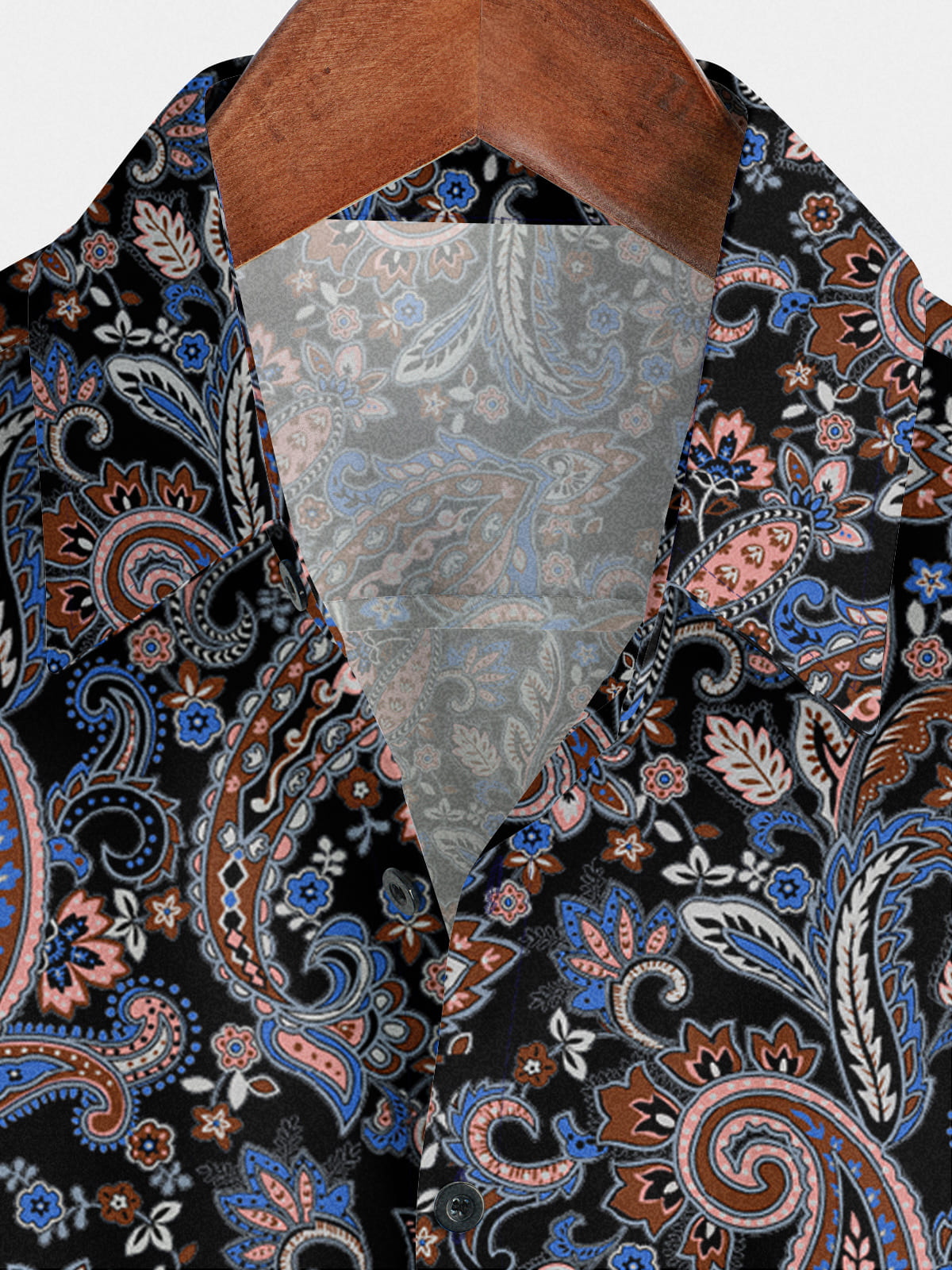 Men's Cashew Print Short Sleeve Shirt