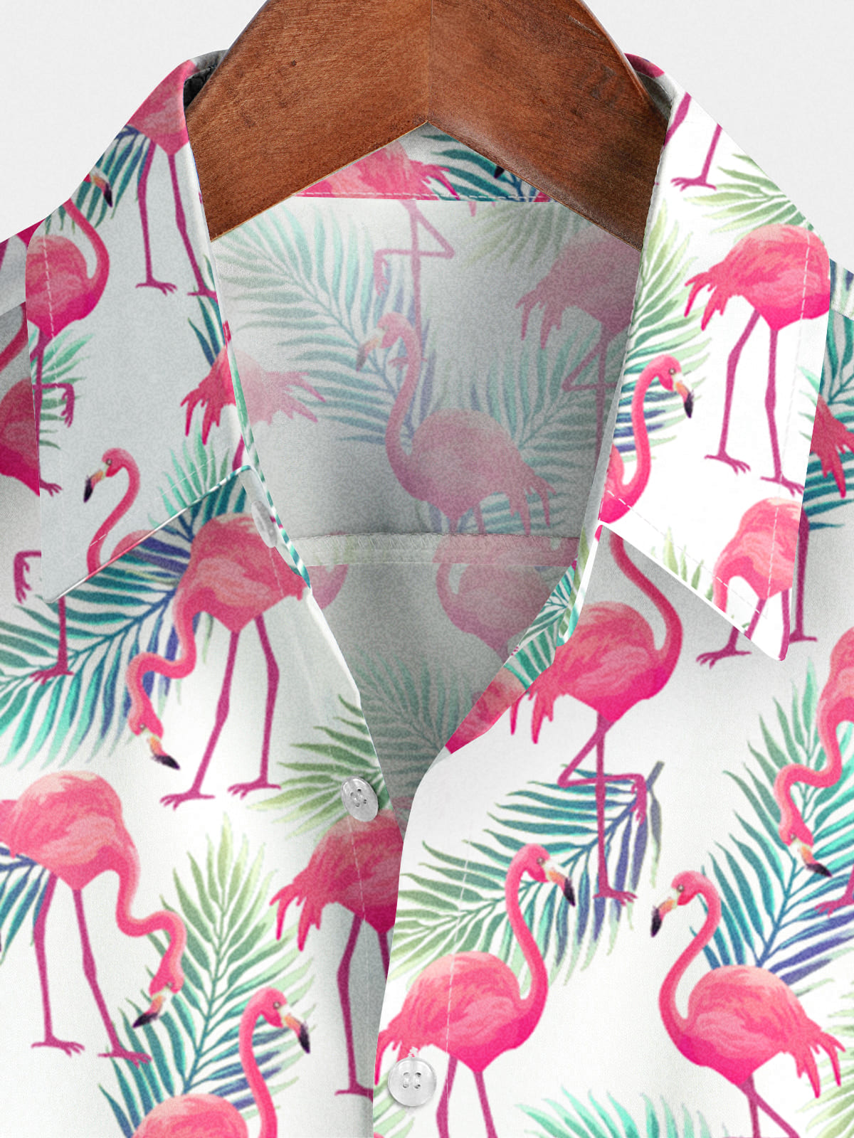 Men's Flamingo Holiday Short Sleeve Shirt