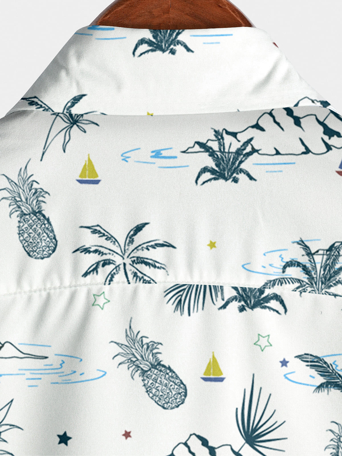 Chemise à manches courtes Pineapple Beach pour hommes