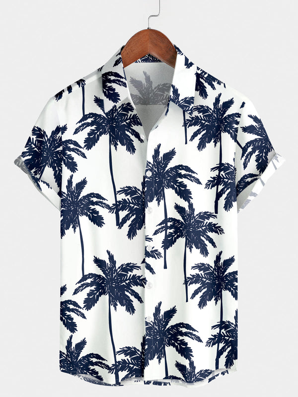 Men's Holiday Tree Short Sleeve Shirt