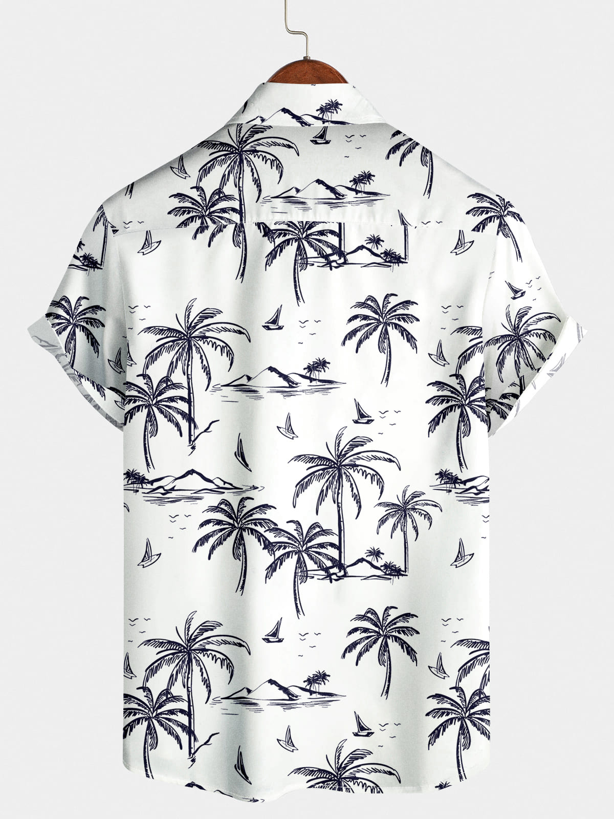 Chemise à manches courtes Seaside Holiday pour homme