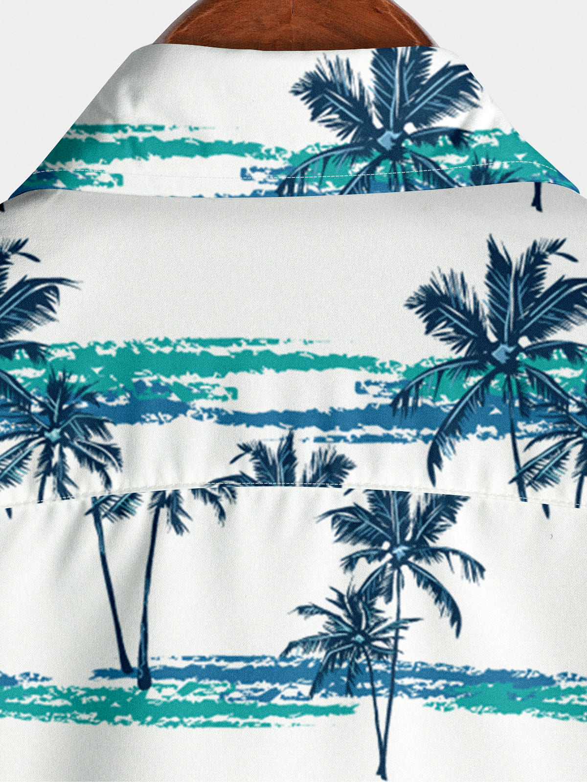 Chemise hawaïenne de plage à manches courtes pour hommes