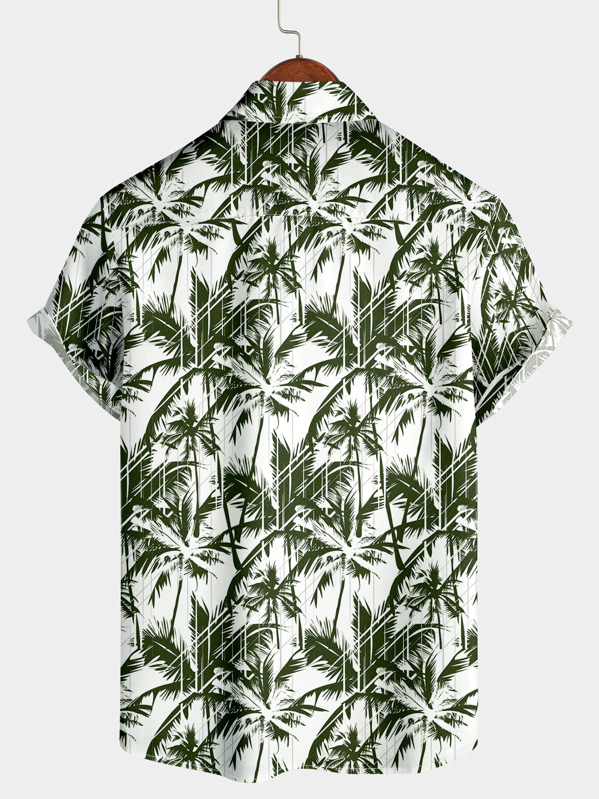 Camicia a maniche corte per vacanze verticali da uomo