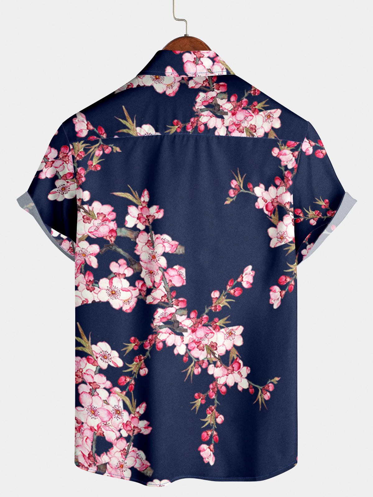 Chemise à manches courtes hawaïenne à fleurs pour hommes