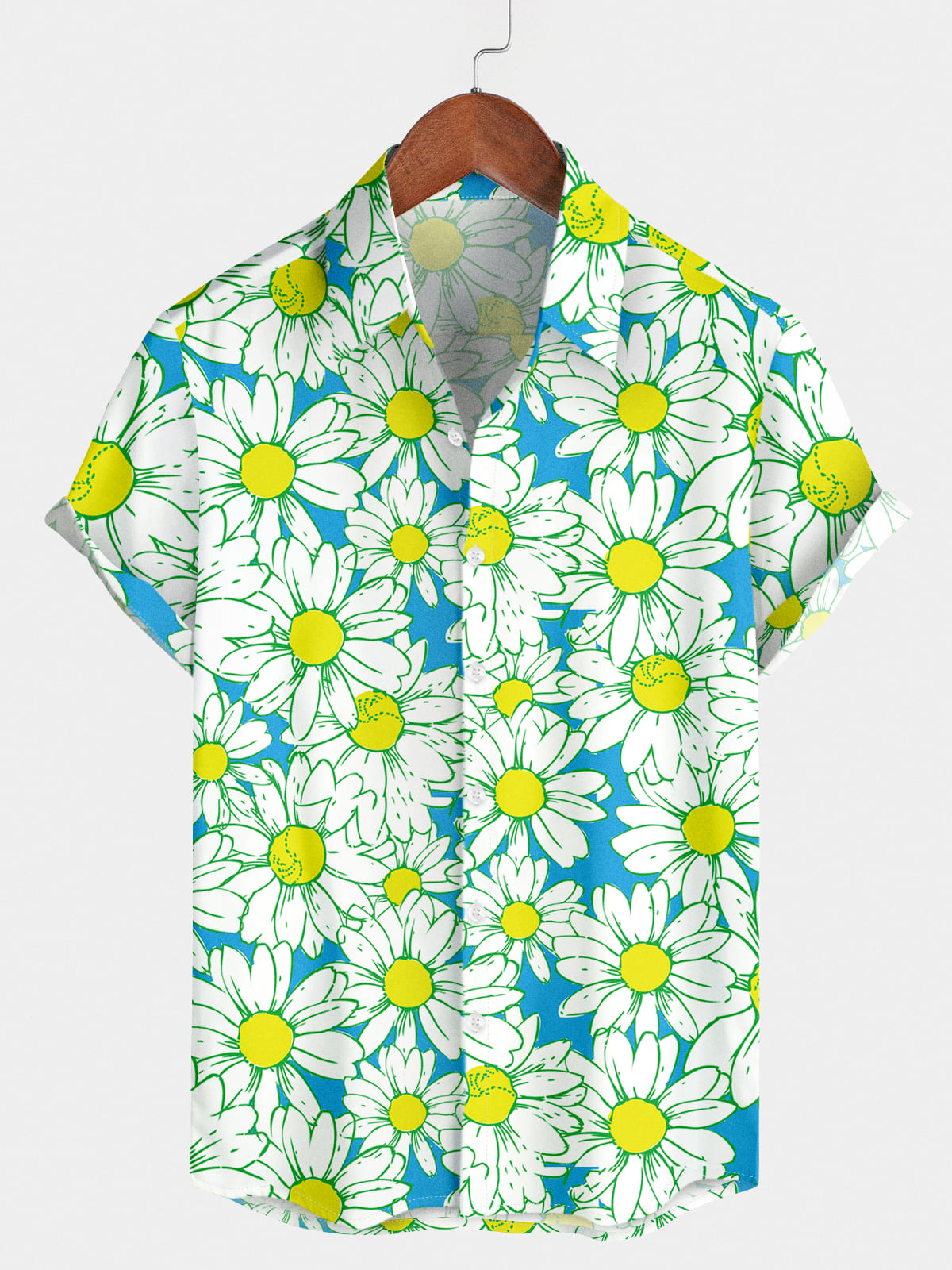 Men's Daisy Holiday Short Sleeve Shirt