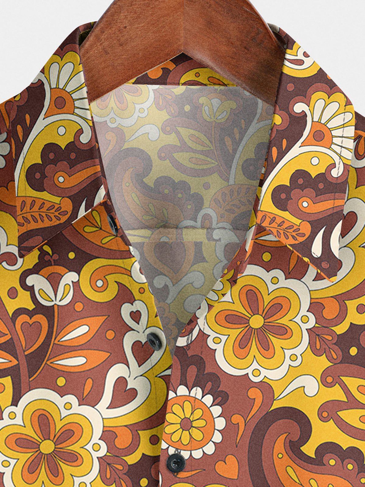 Men's Cashew flower Short Sleeve Shirt