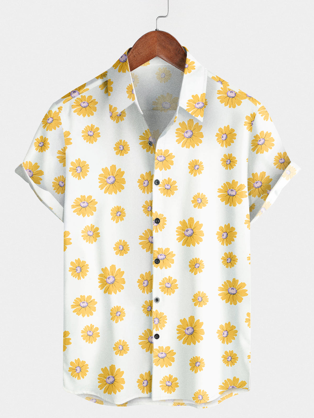 Chemise à manches courtes Daisy Holiday pour hommes