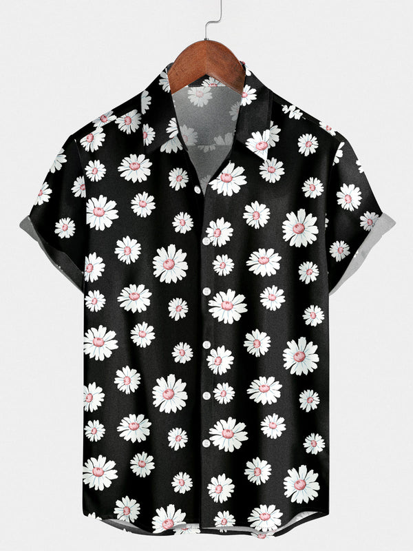 Men's Daisy Holiday Short Sleeve Shirt