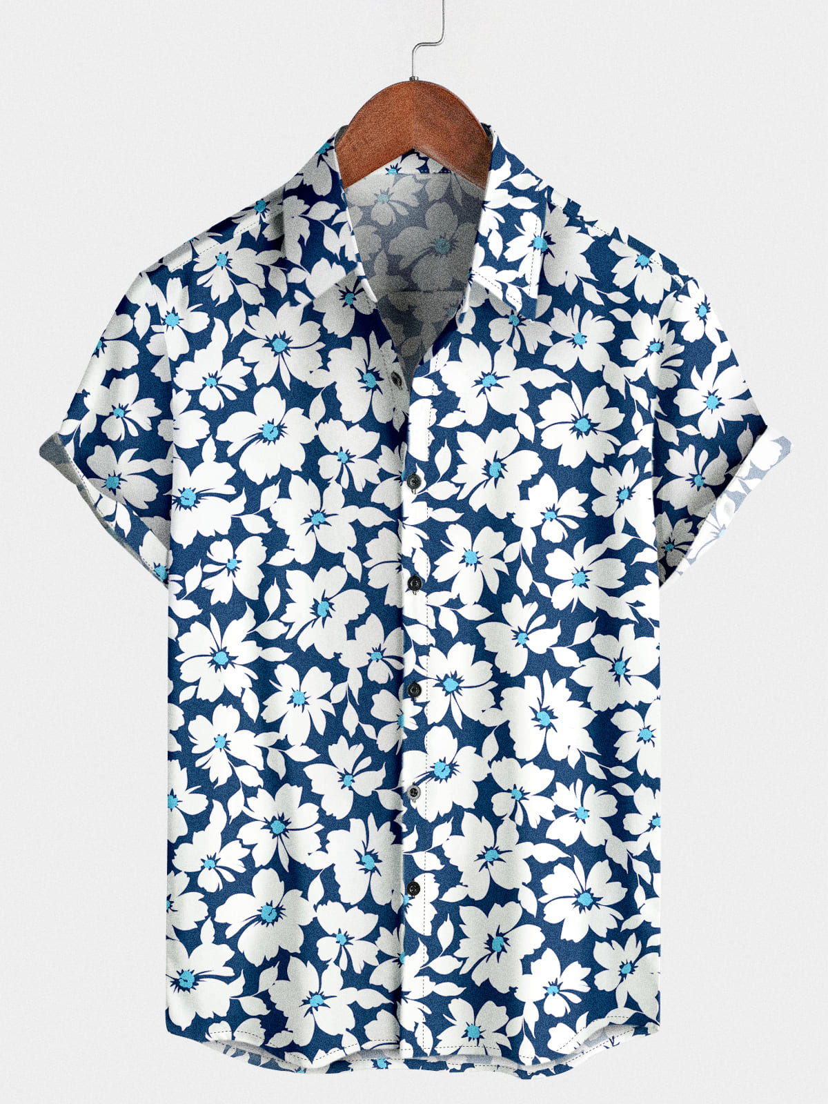 Chemise hawaïenne à manches courtes Daisy pour hommes