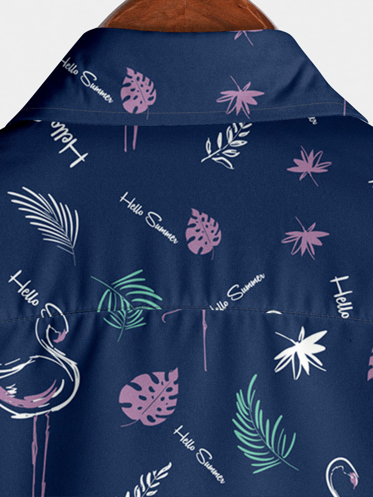 Chemise à manches courtes Flamingo Holiday pour hommes