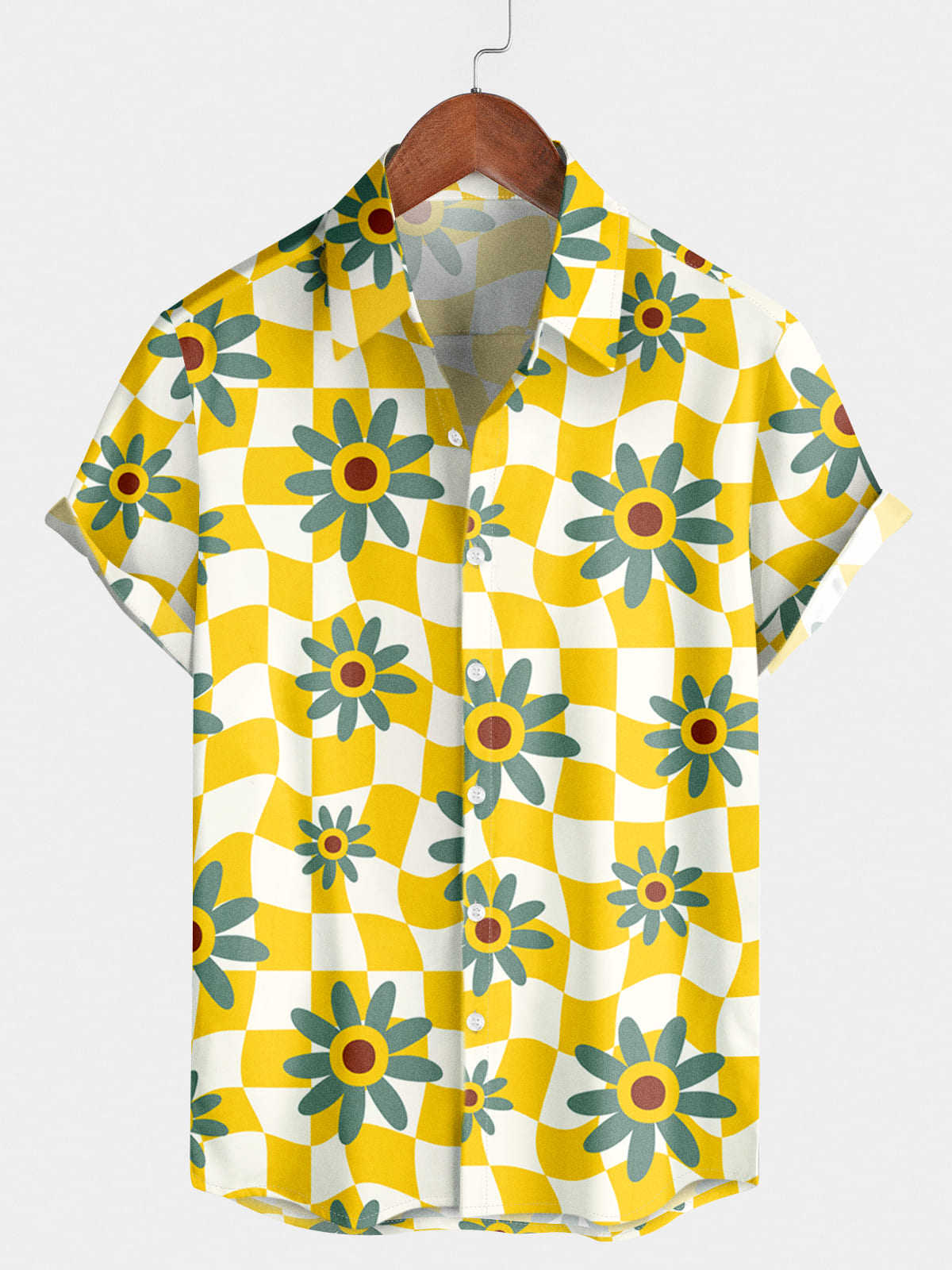 Camicia a maniche corte da uomo Daisy Holiday