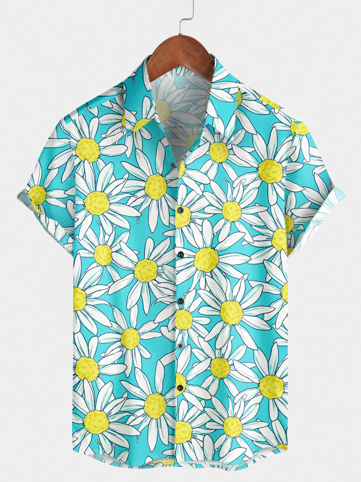 Men's Daisy Holiday Short Sleeve Shirt