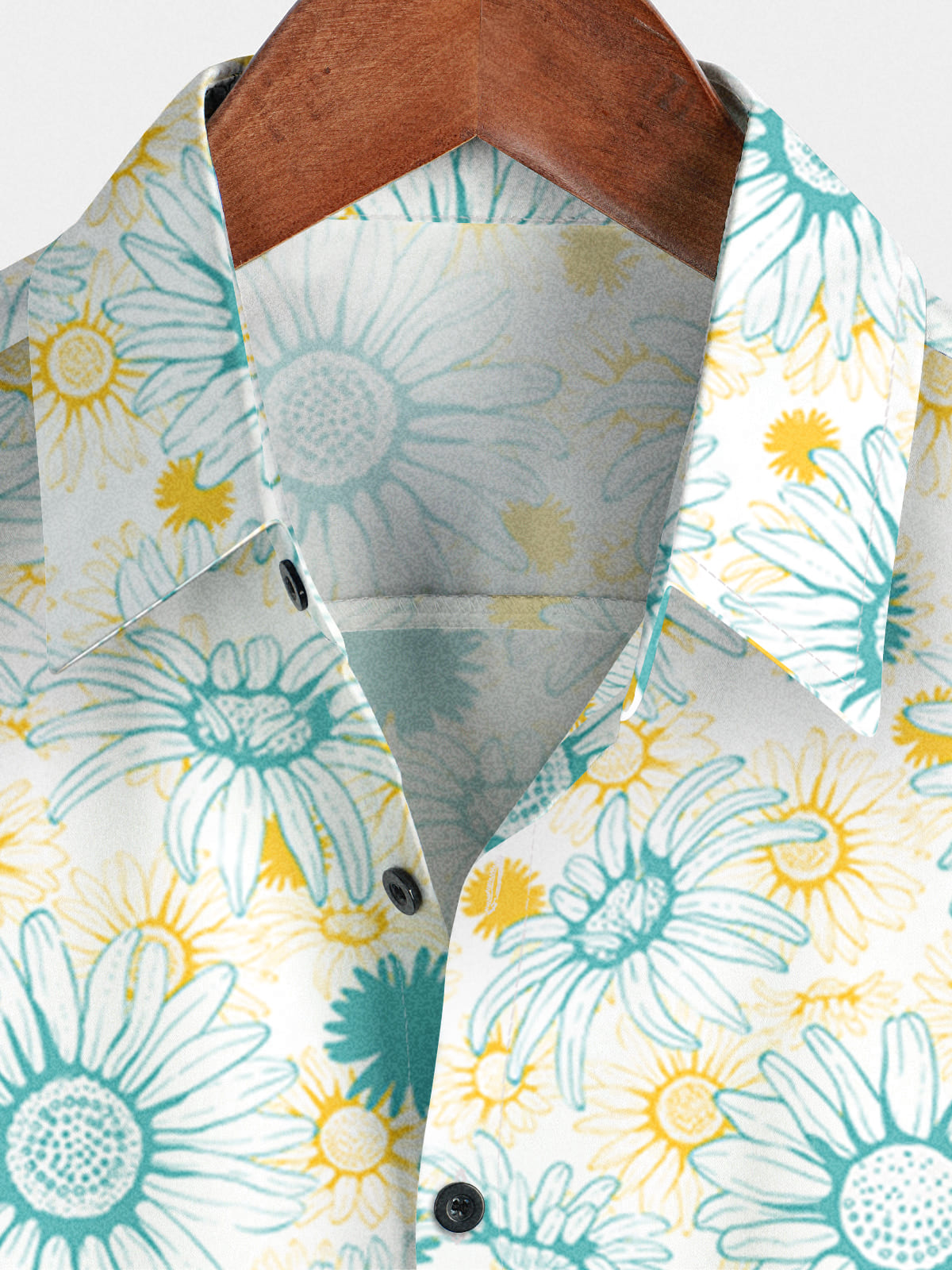 Camicia a maniche corte hawaiana floreale da uomo