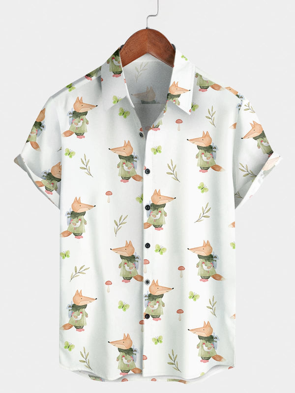 Chemise à manches courtes Fox Holiday pour hommes