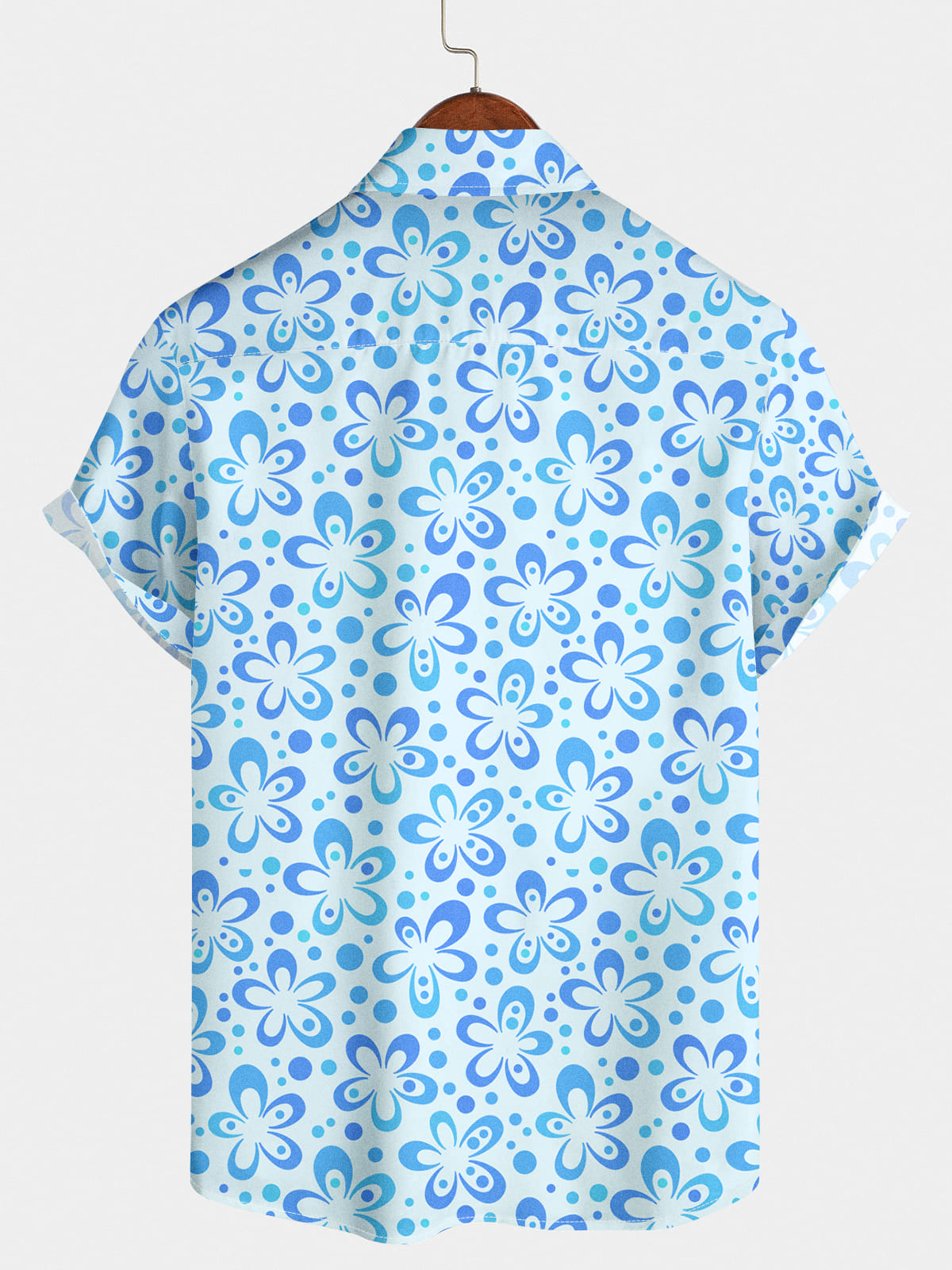 Chemise à manches courtes hawaïenne à fleurs pour hommes