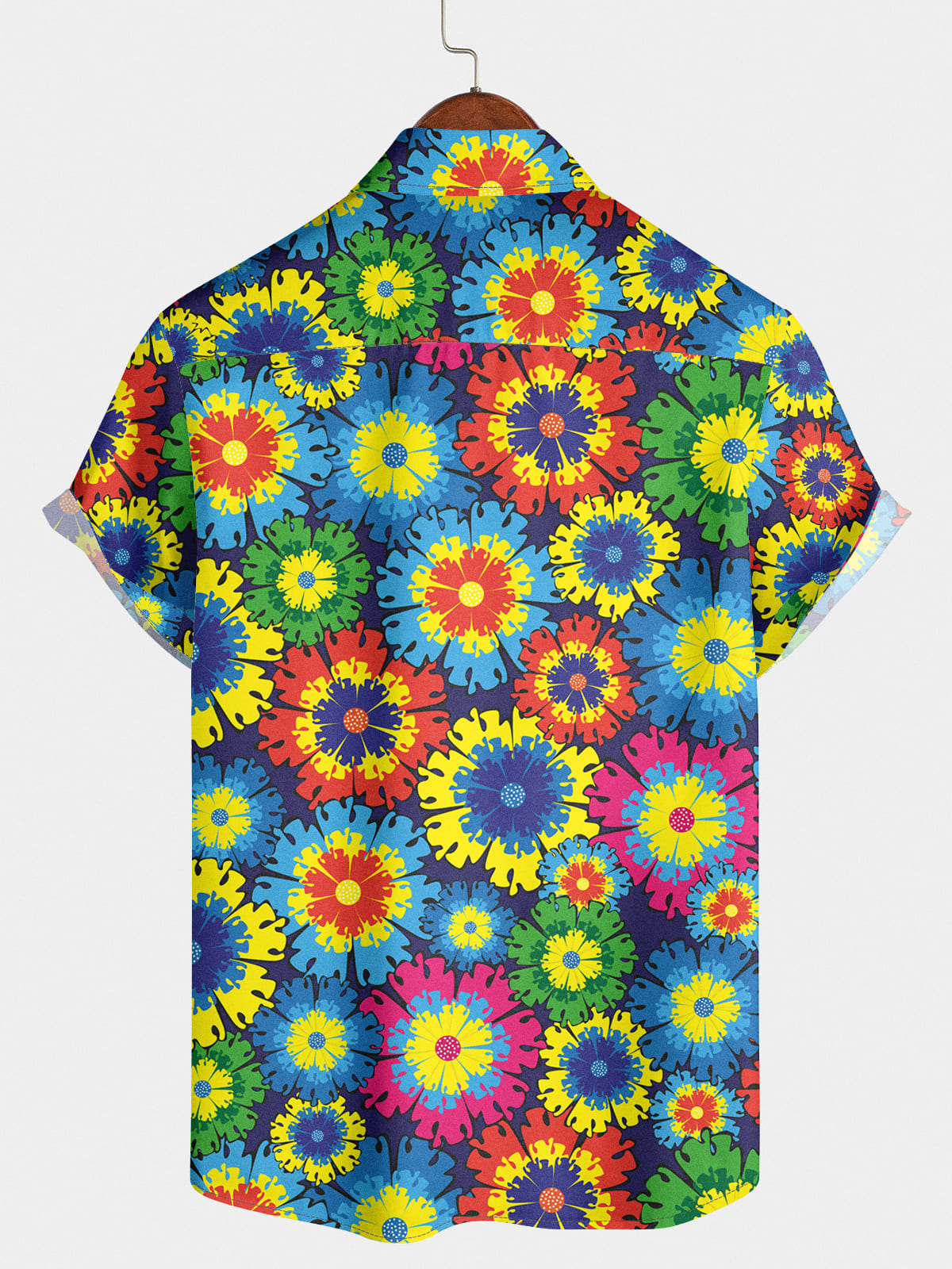 Men's Daisy Casual Short Sleeve Shirt