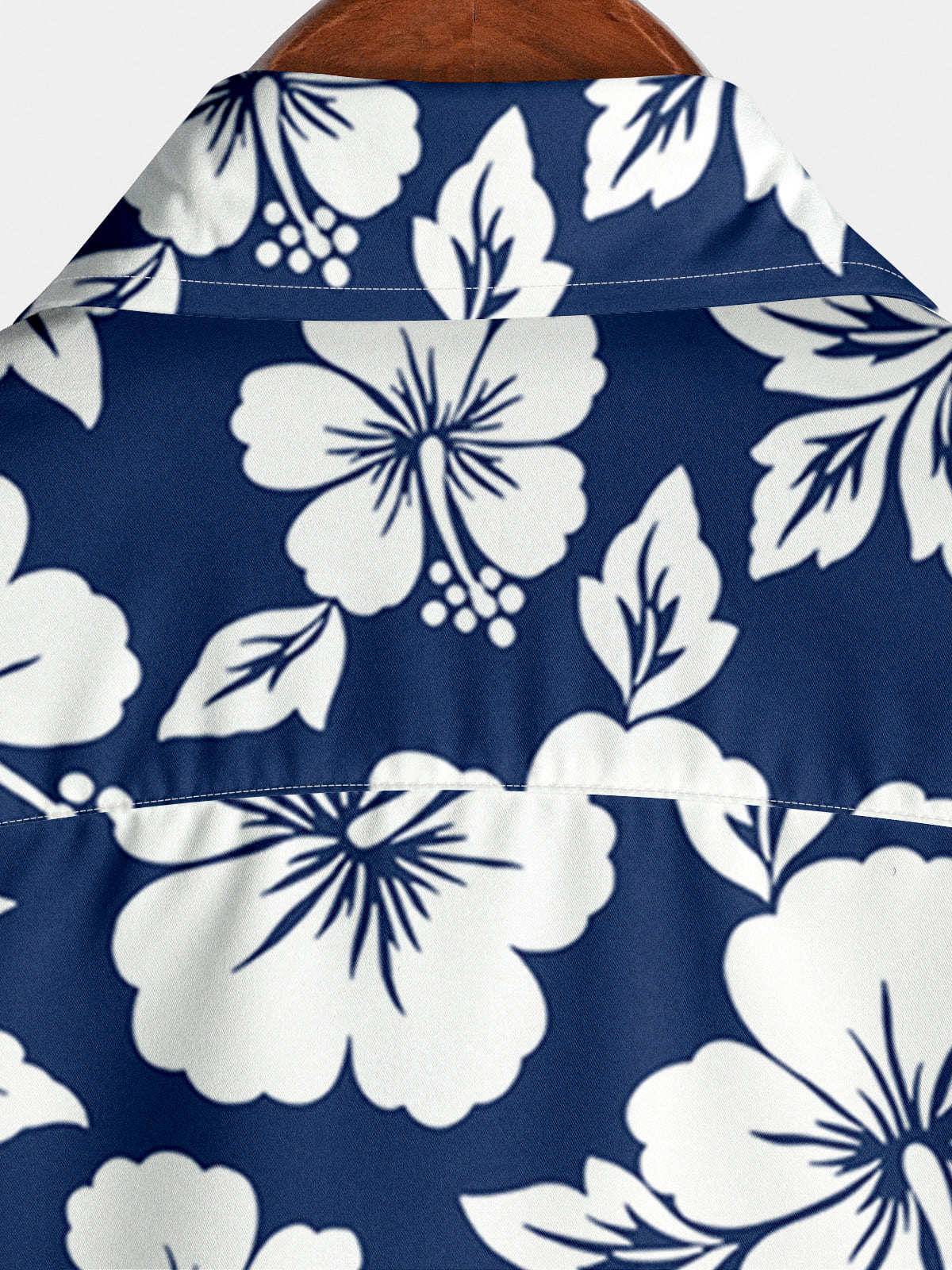 Chemise à manches courtes à imprimé floral pour hommes