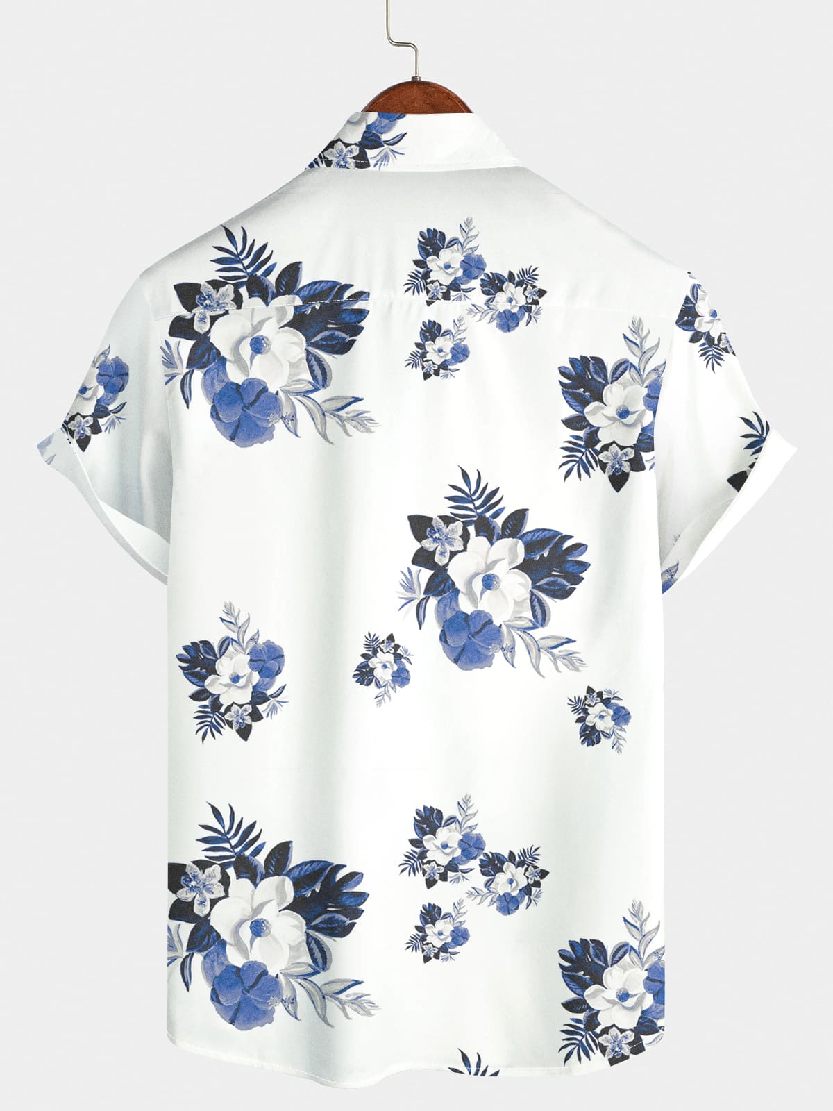 Men's Floral Print Short Sleeve Shirt