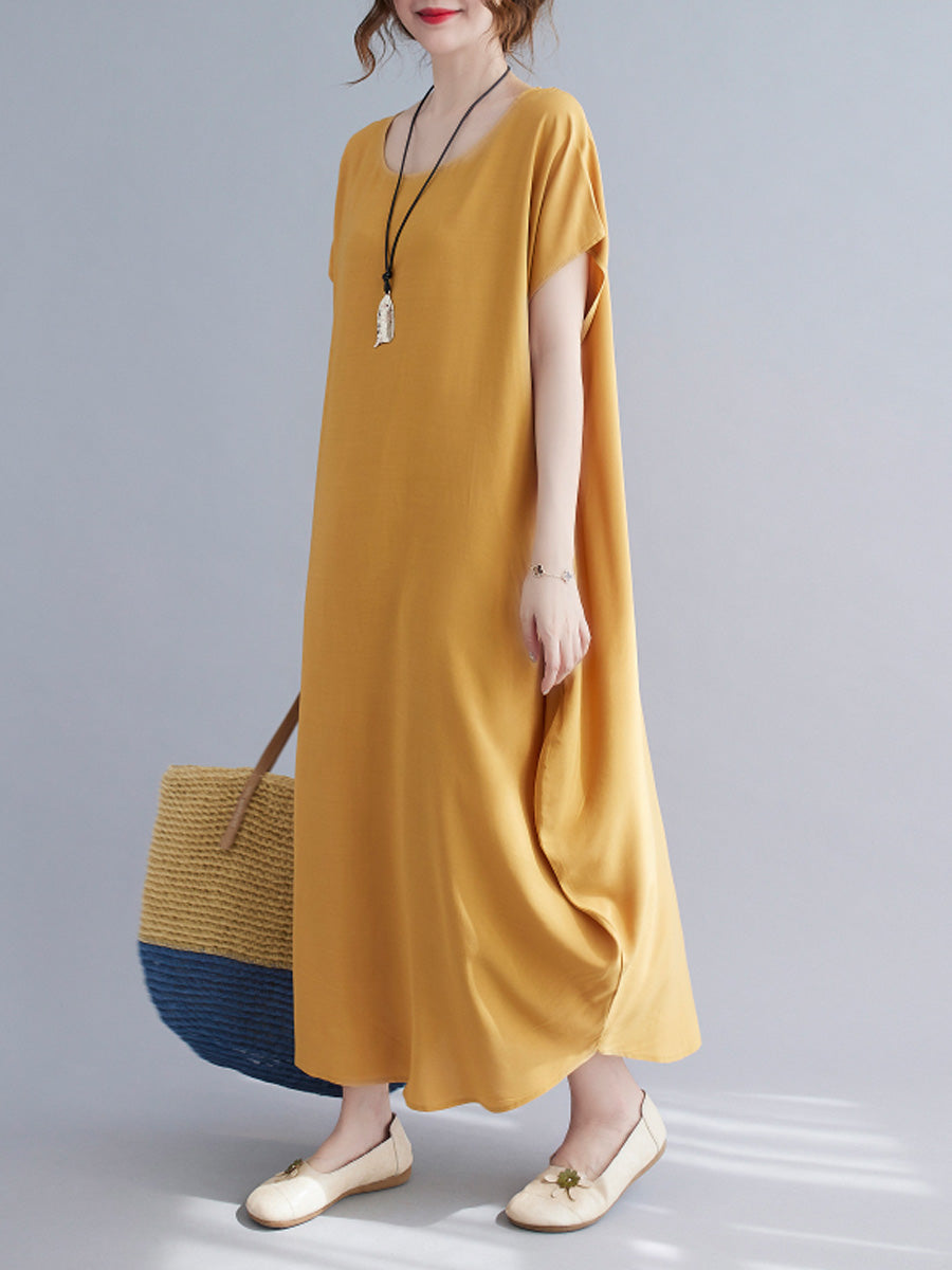 Oversized Solid Color Dress