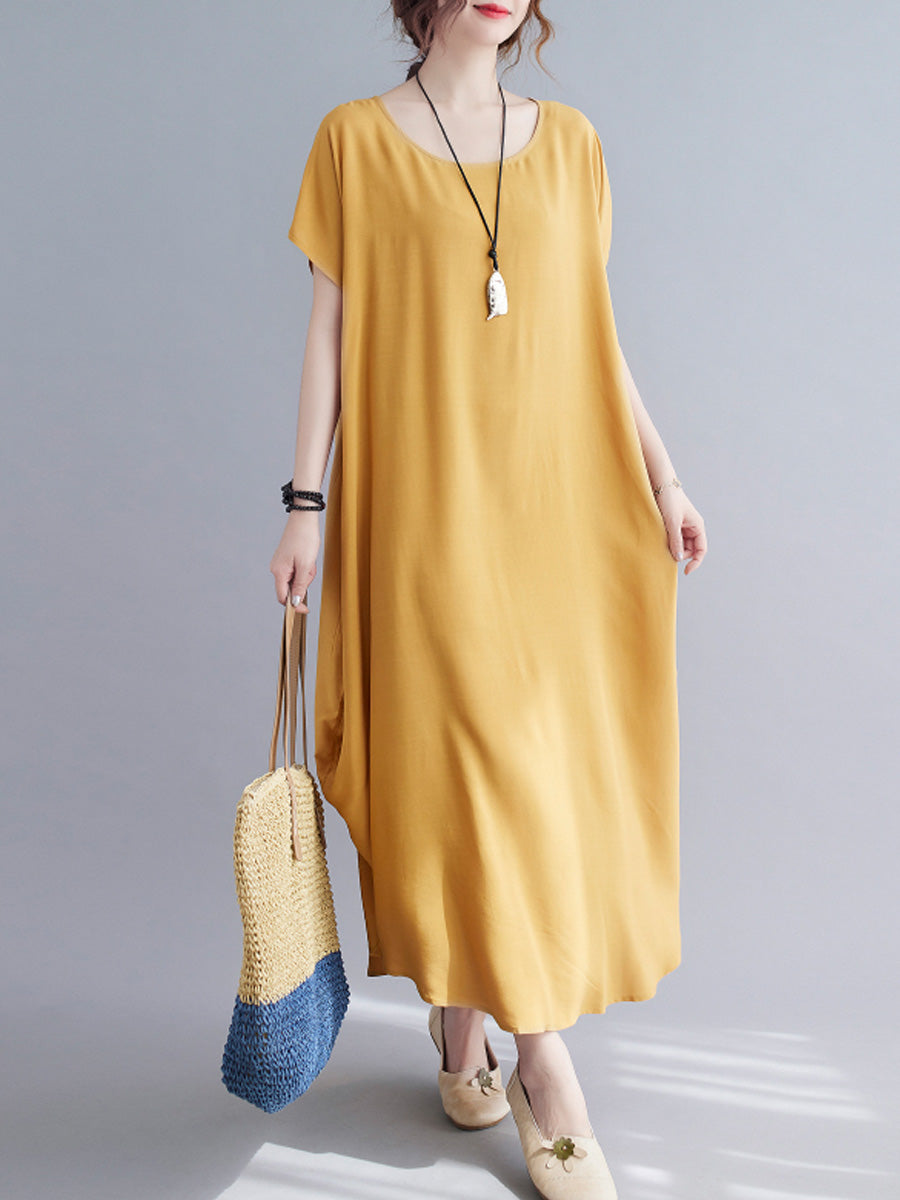 Oversized Solid Color Dress