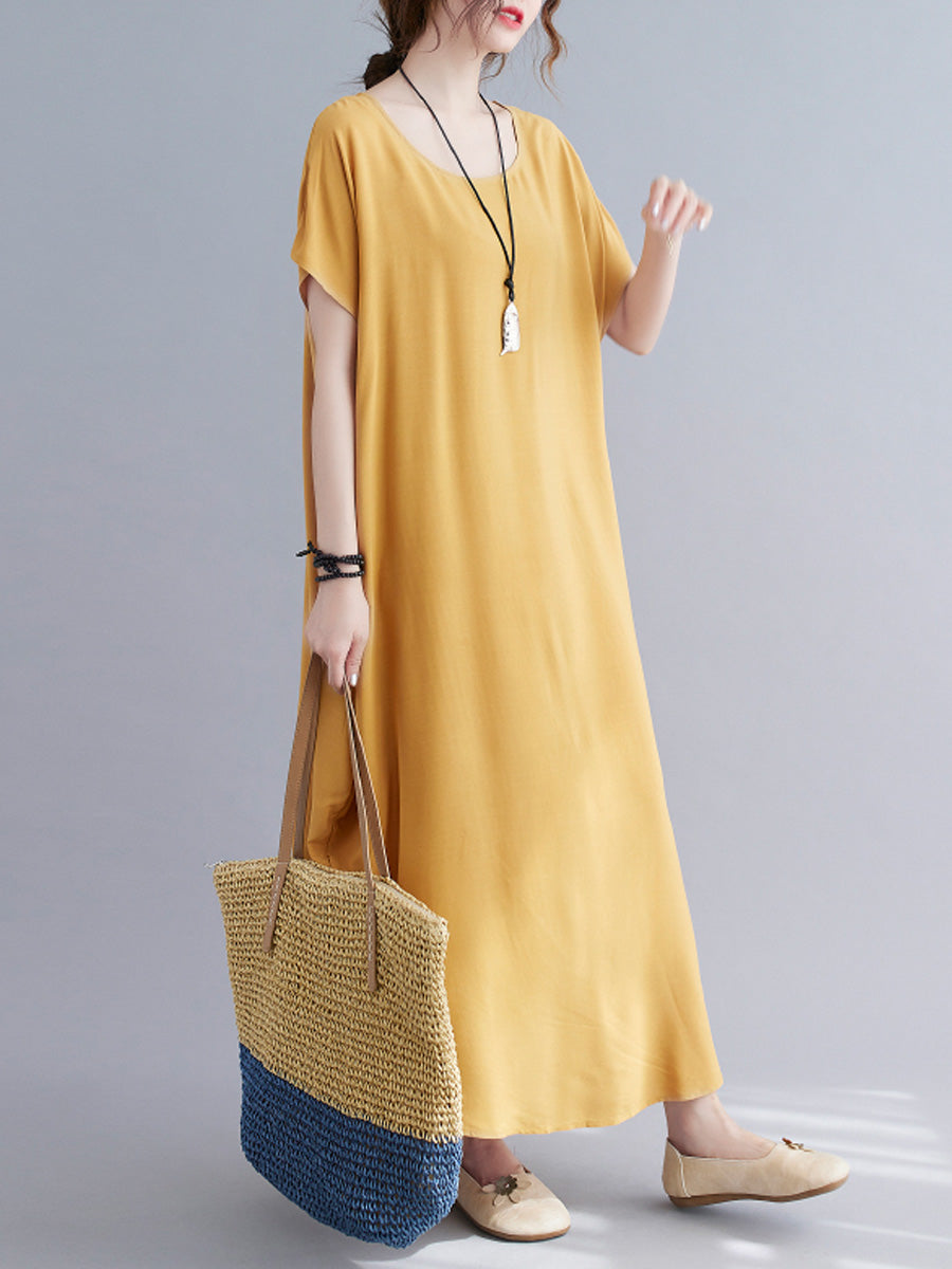 Oversized Solid Color Dress