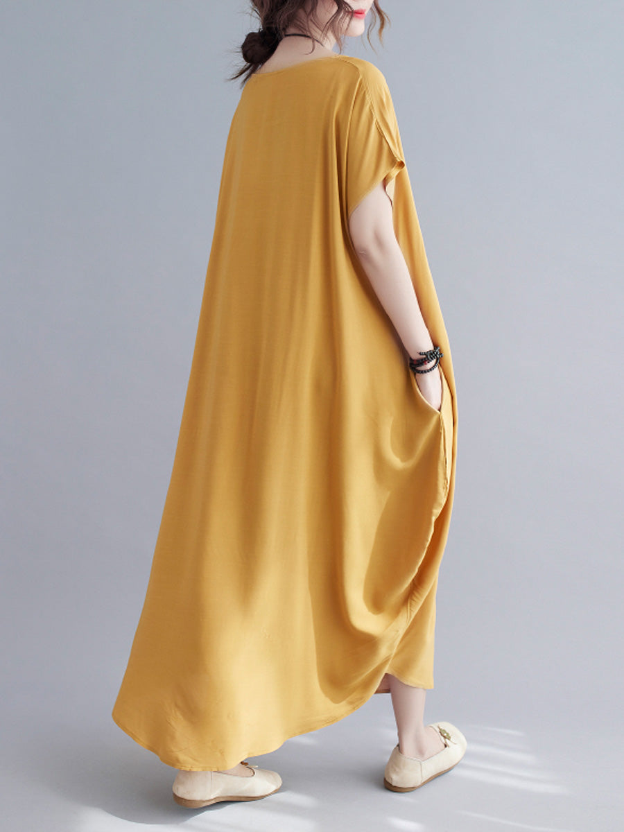 Oversized Solid Color Dress