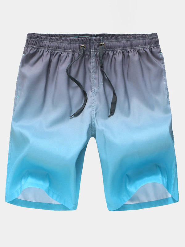 Men's Gradient quick drying Casual Shorts