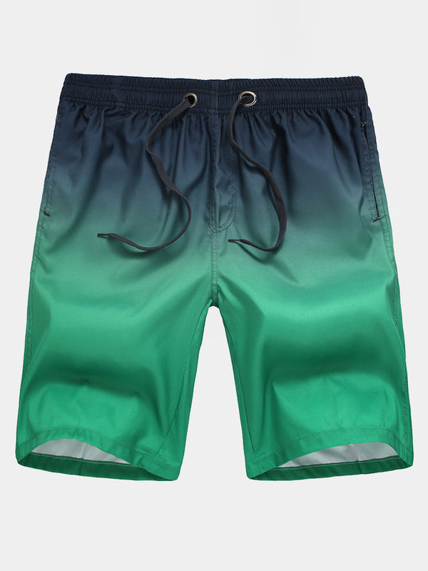 Men's Gradient quick drying Casual Shorts