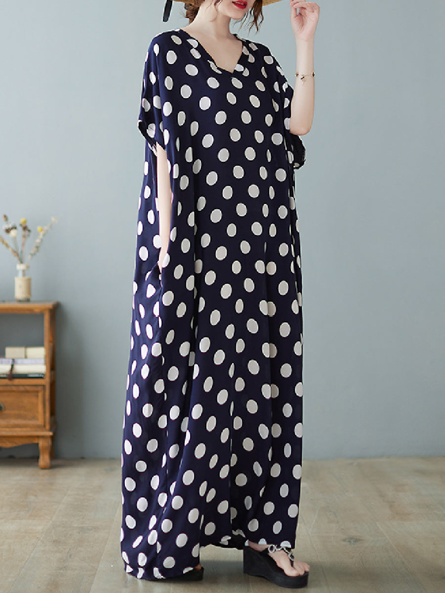 Dot printed cotton Dress