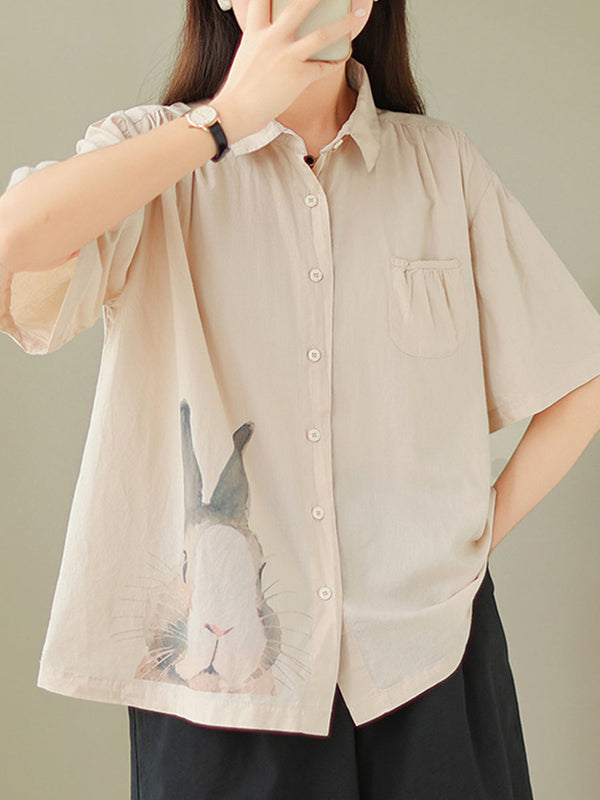 Rabbit printed top