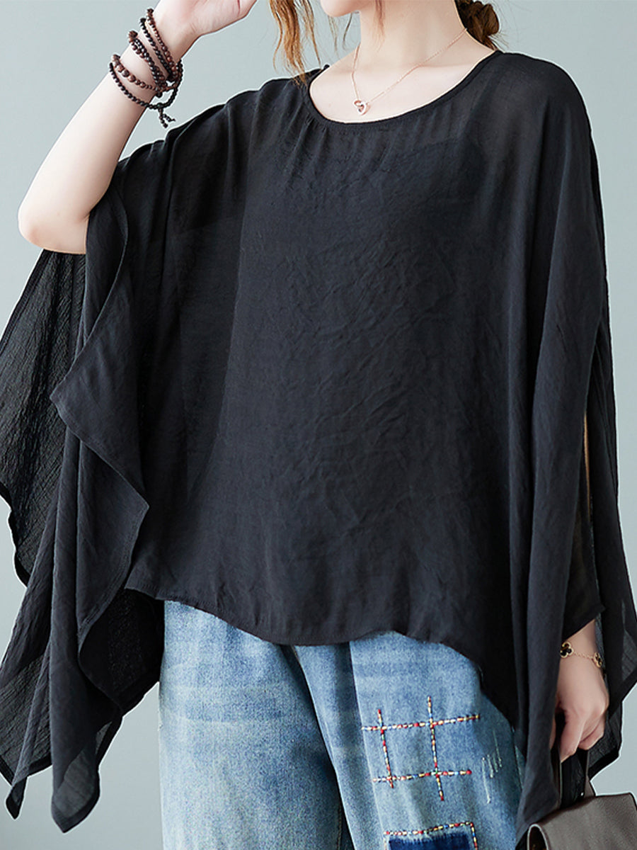 Long sleeved split top