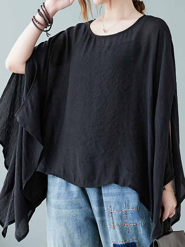 Long sleeved split top