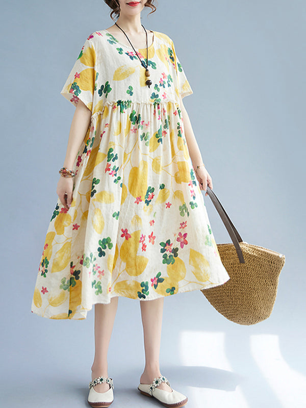 Floral Holiday Casual Dress