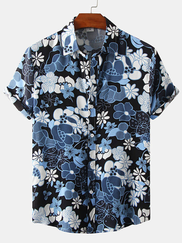 Men's Floral short sleeve shirt