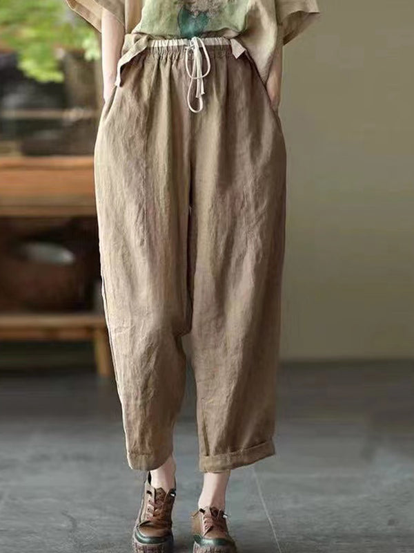 Vintage cotton oversized pants