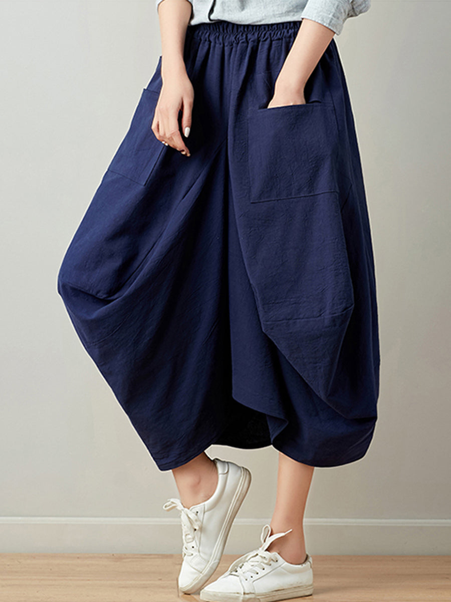 Oversized Slim Lantern Skirt