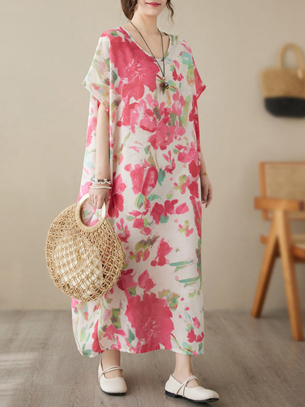 Floral Holiday Casual Dress