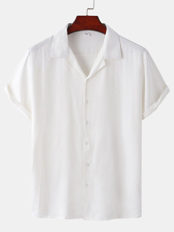 Men's casual short sleeve shirt