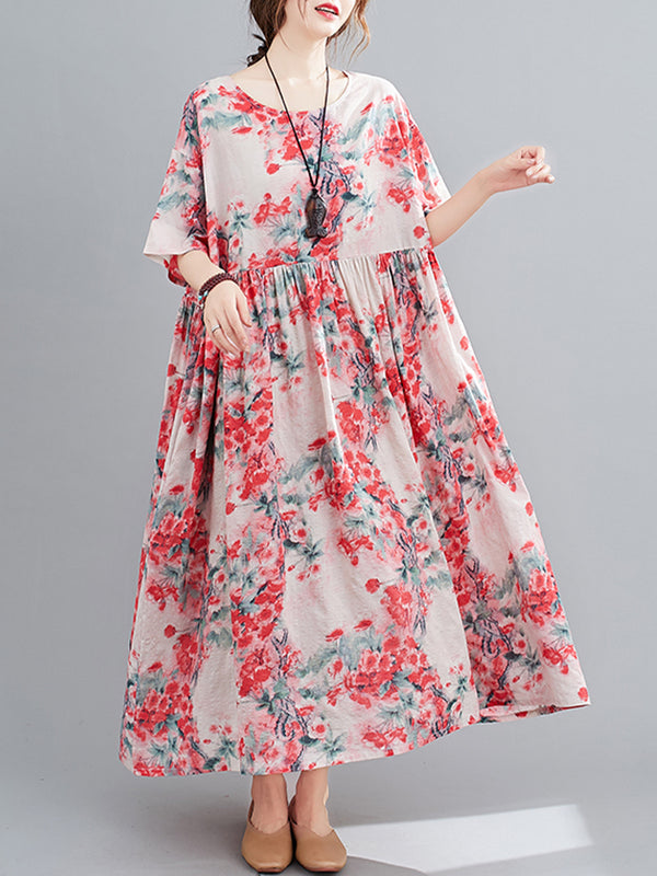 Floral Holiday Casual Dress