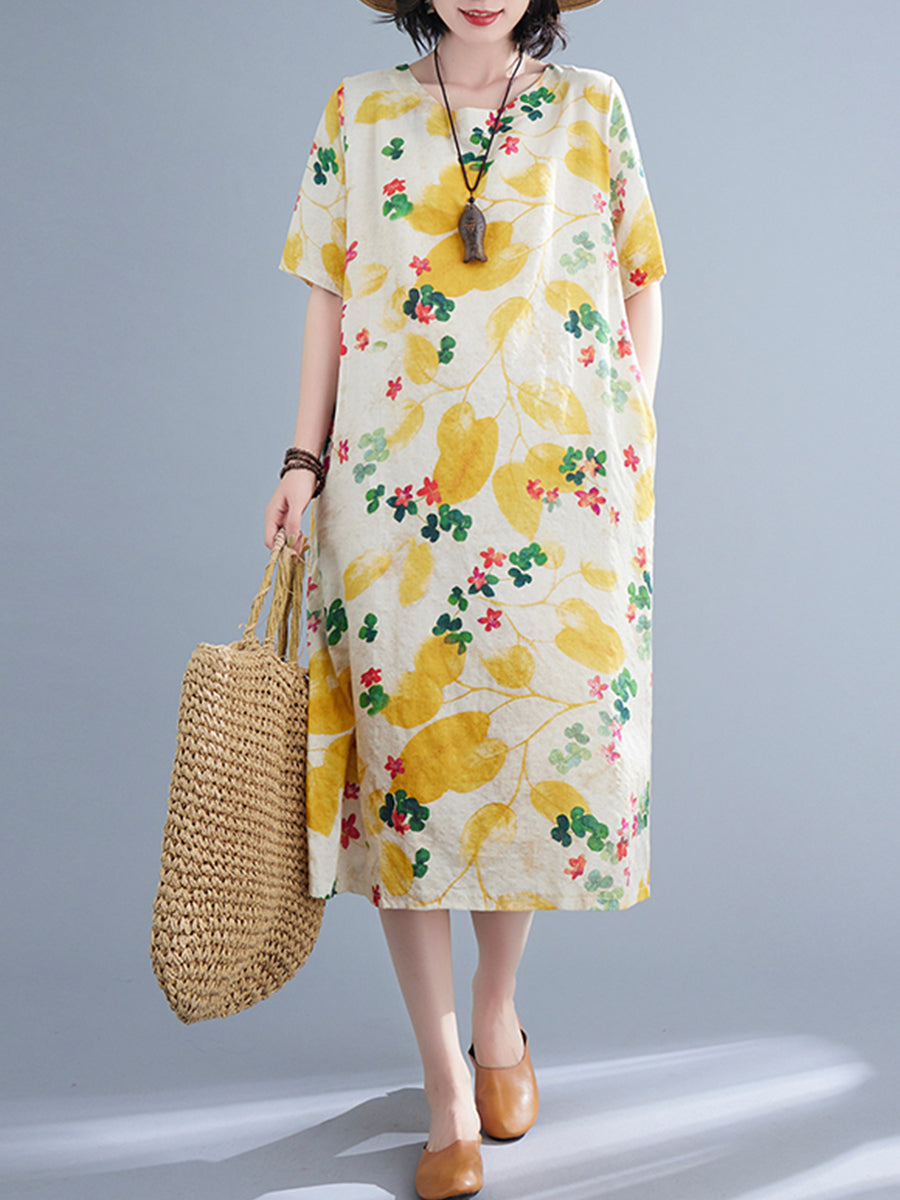 Floral Holiday Casual Dress