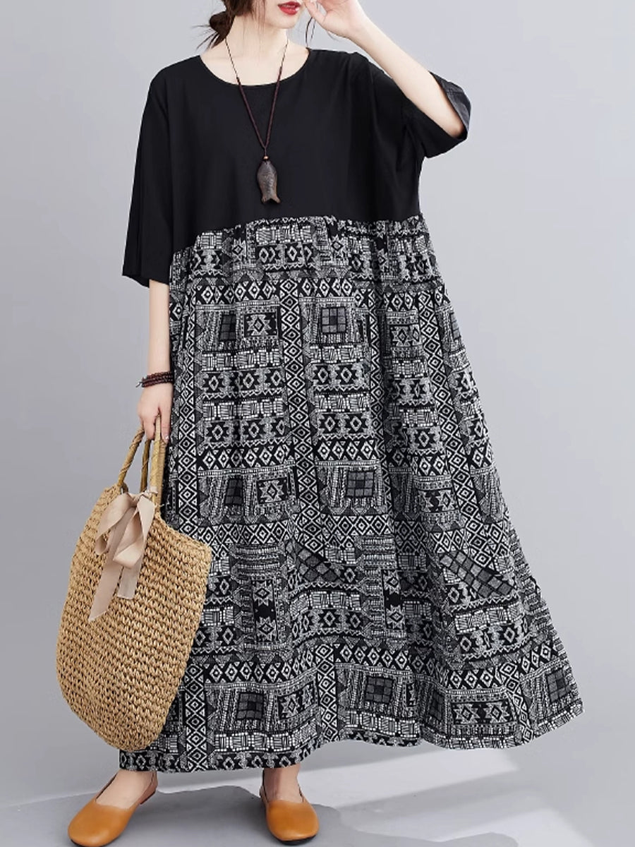 Articulated ethnic style dress