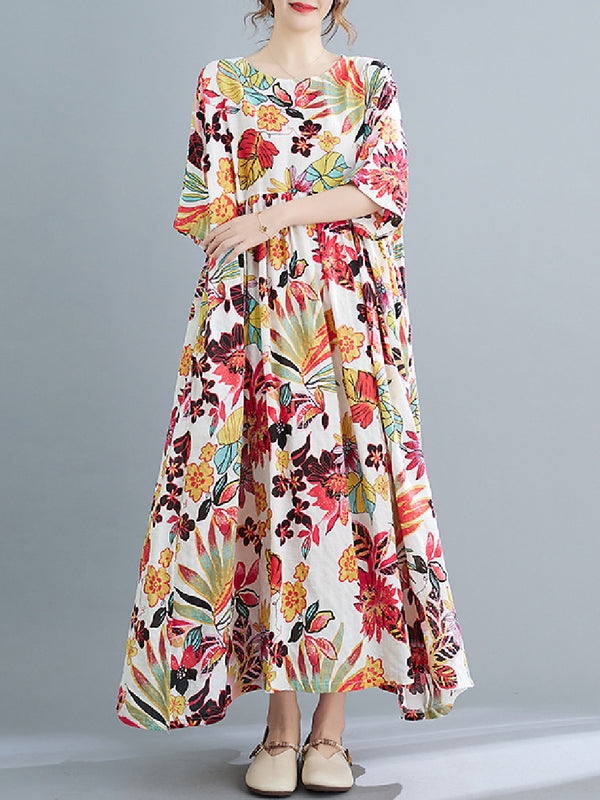 Floral Plus Size Dress